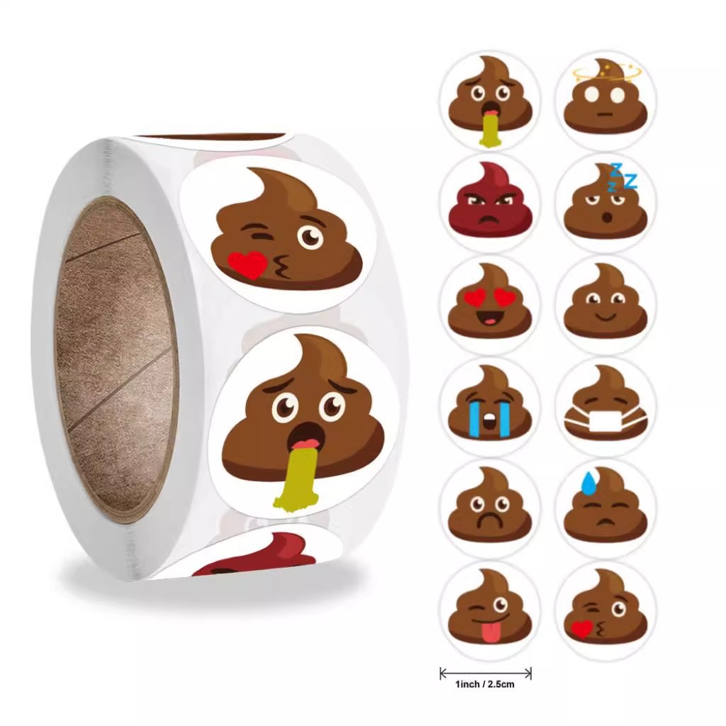 Prank Toys - 100-500 Uds divertido caca dibujos animados