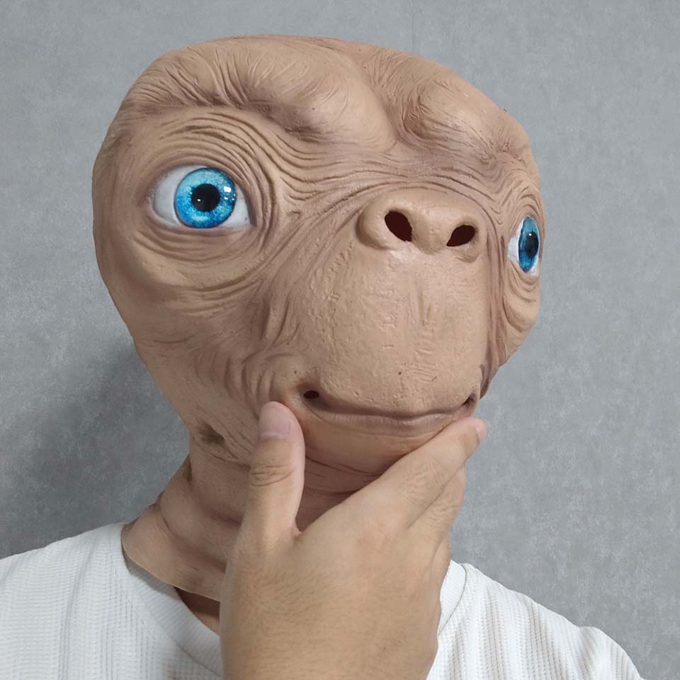 Máscara de látex realista de e - Latex Alien Mask Realistic reseña y precio