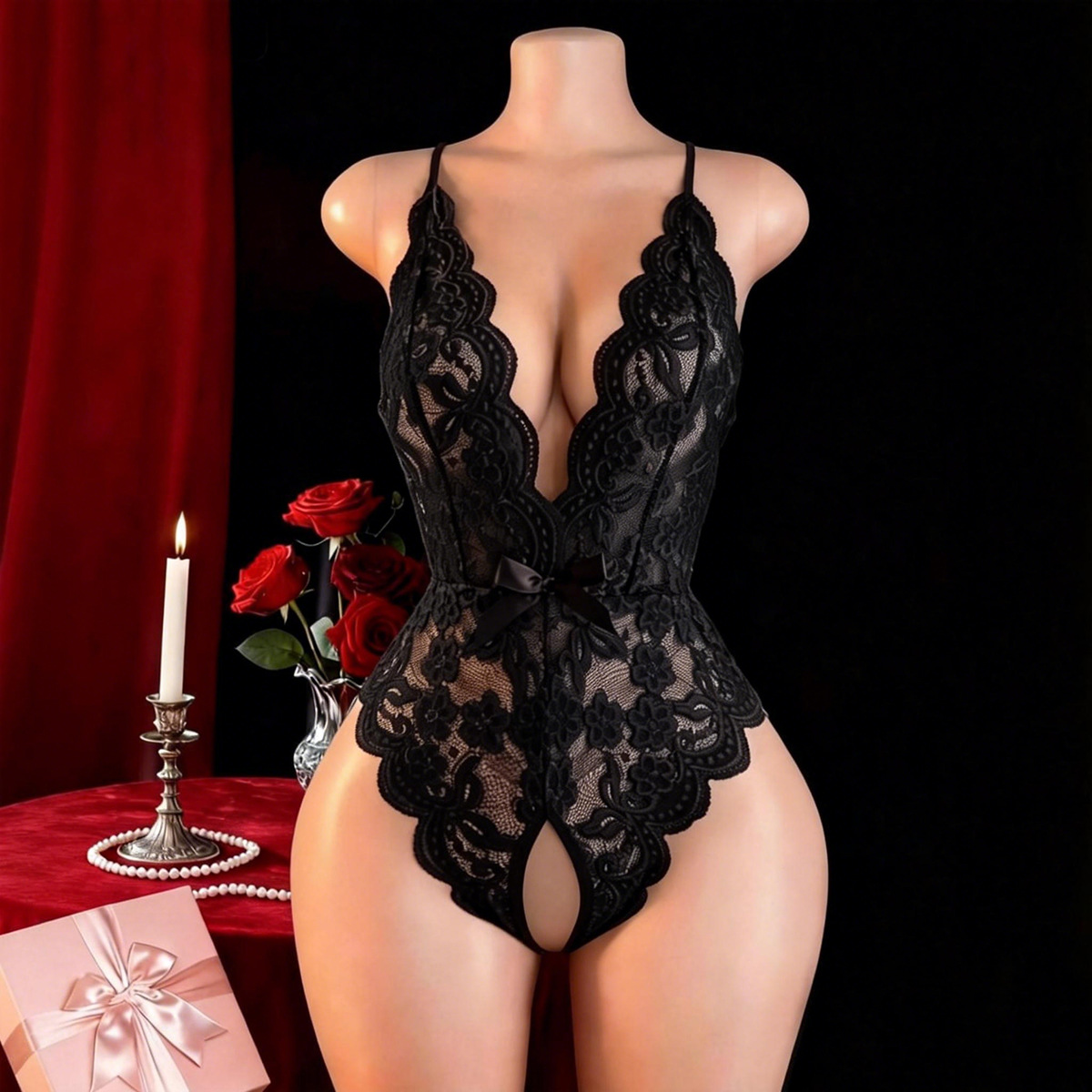 Lencería sexy sin entrepierna  - Costumes reseña y precio