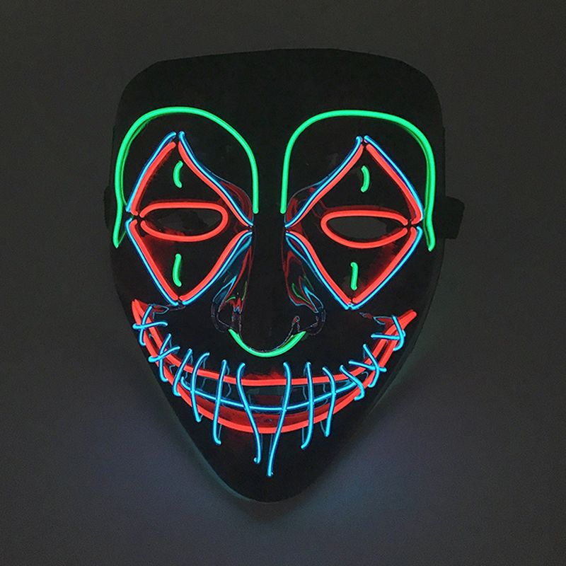 Máscara LED asesina para baile - Led Purge Mask Halloween reseña y precio