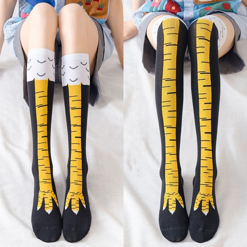 Medias divertidas con forma de - Funny Chicken Leg Socks reseña y precio