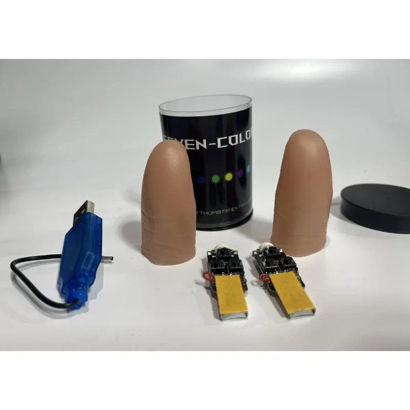 Puntas de pulgar con luz LED d - Thumb Tip Magic Trick Set reseña y precio