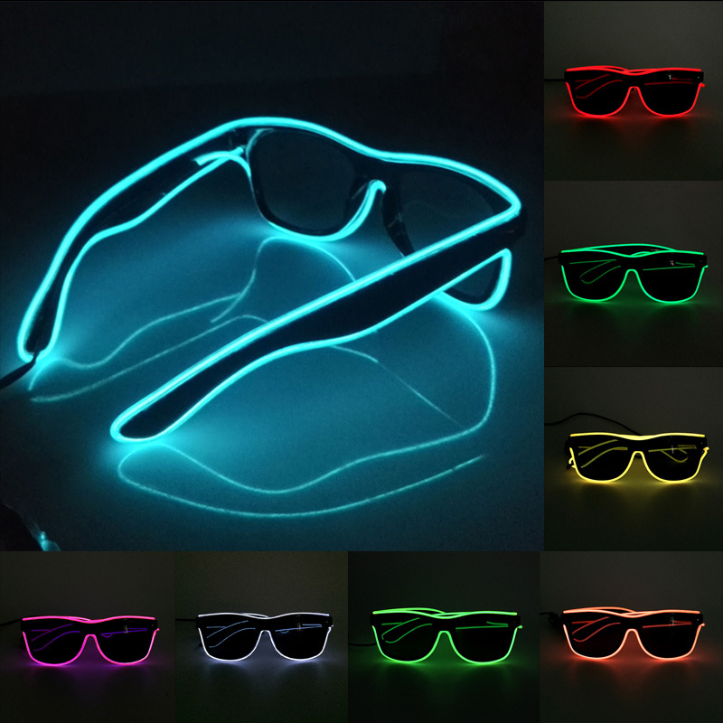 Gafas de sol con luz Led para  - Glow In The Dark Party Glasses reseña y precio