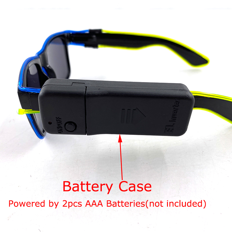 Gafas de sol LED sin aros para - Glow In The Dark Party Glasses reseña y precio